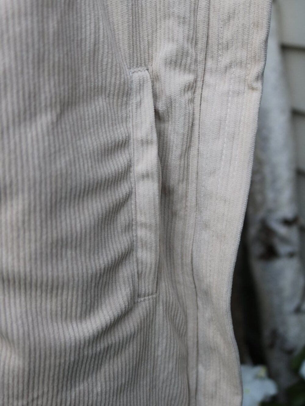 NEW Buttermelon Olive Beige Dot Sherpa Fleece Corduroy Lined Full Zip Vest Sz S - Picture 6 of 10